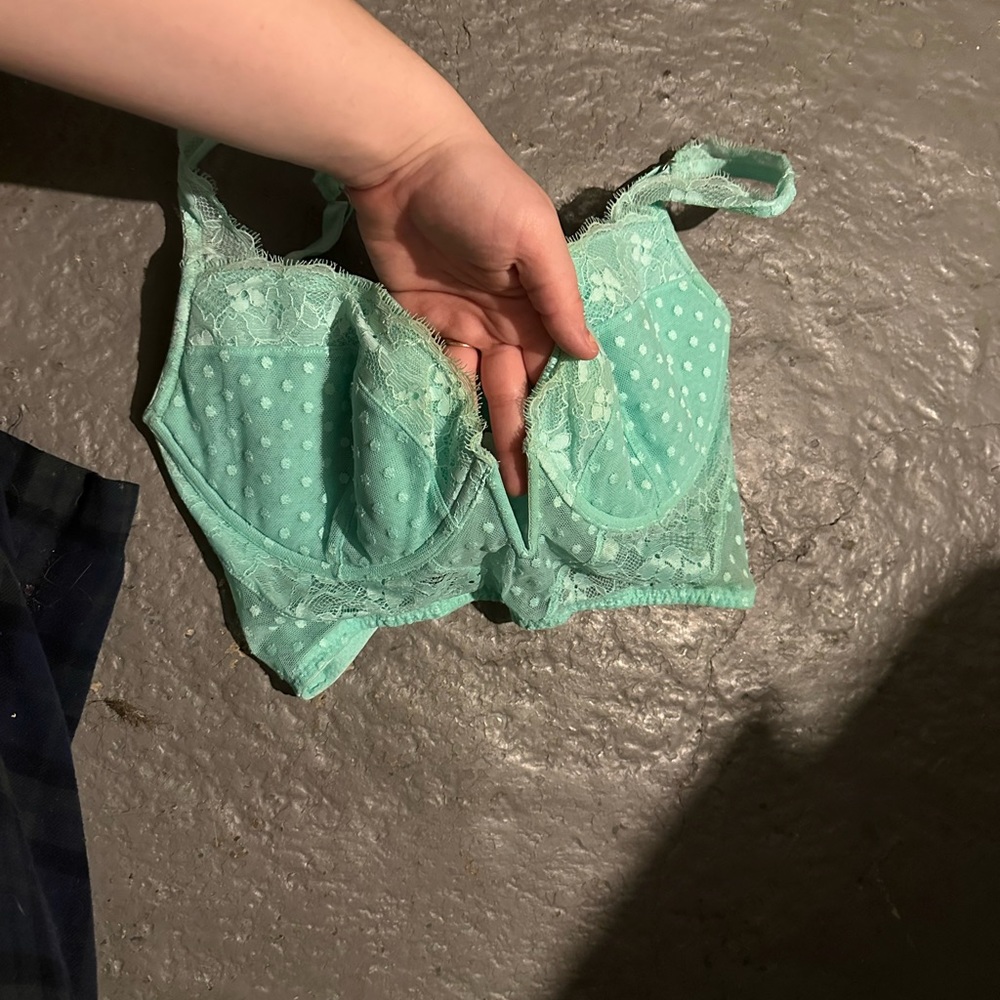 Victorias Secret Bralette Light Blue Size 34DD